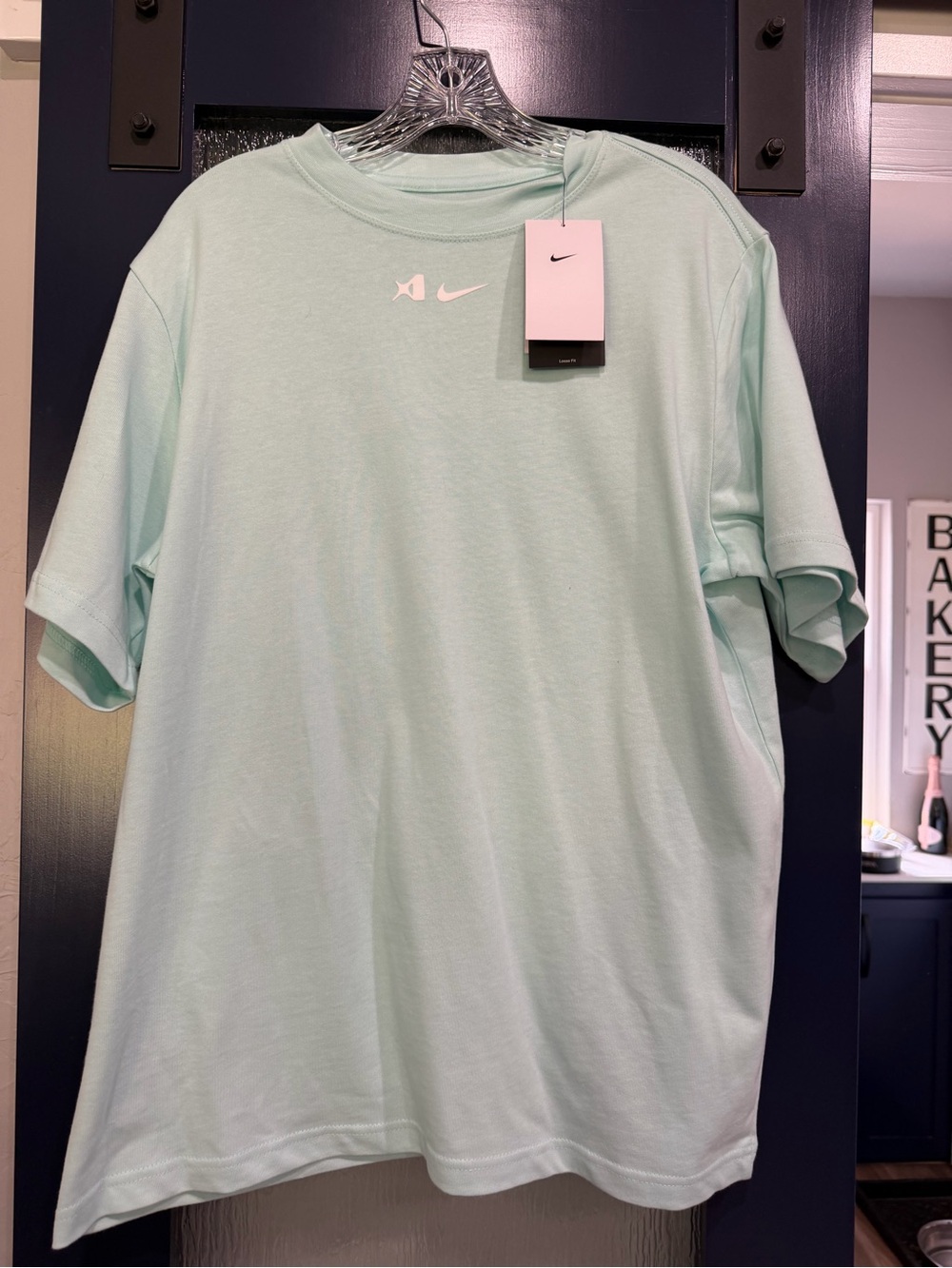 Nike Women’s’ Mint Green Short Sleeve Tee with Subtle Logo